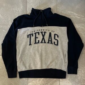 Vintage University of Texas Half-Zip Sweatshirt